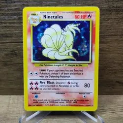Pokemon - Ninetales Holo - 12/102 - Base Set - Rare Card - NM- WOTC Card - Image 2