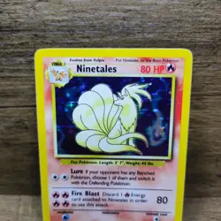 Pokemon - Ninetales Holo - 12/102 - Base Set - Rare Card - NM- WOTC Card - Image 3