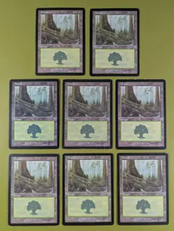 8 Forest (348) Mercadian Masques Magic the Gathering MTG 8 - Image 1