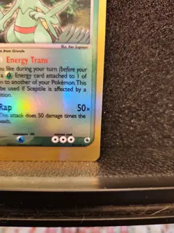 Pokemon Sceptile Reverse Holo Card Ruby and Sapphire 20/109 NEAR MINT - Image 4