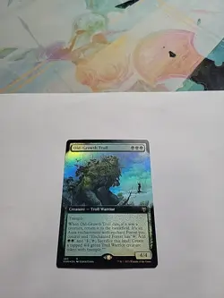 MTG - Old-Growth Troll (Extended Art) Kaldheim Foil Rare #365 - Image 2