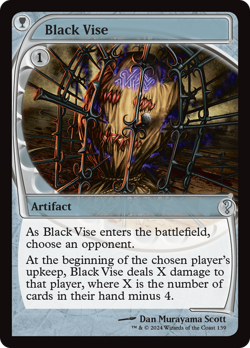 Black Vise (Future Sight) #139 | Near Mint | Mystery Booster 2 Magic MTG - Image 1