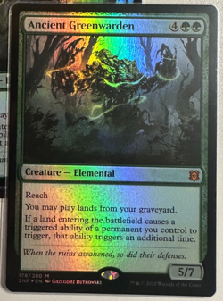Ancient Greenwarden - FOIL - Zendikar Rising ZNR - *NM* MtG - Image 1