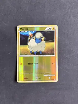 Pokemon TCG Mareep Call of Legends 63/95 Reverse Holo Common 2011 Nintendo - LP - Image 1