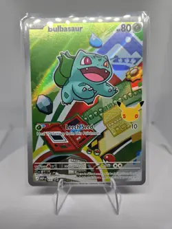 Pokemon TCG Bulbasaur 037 First Partner 2026 Promo Holo English 80HP - Image 3