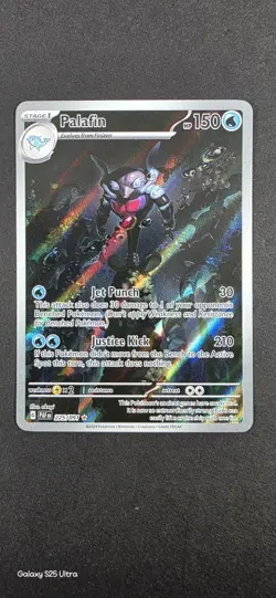 Pokemon Palafin SV: Paldean Fates Illustration Rare Holo 225/091 Water - Image 2