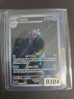 Pokemon Palafin SV: Paldean Fates Illustration Rare Holo 225/091 Water - Image 4