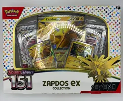 Pokemon TCG Scarlet & Violet 151 Zapdos ex Collection - Image 1