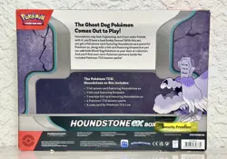 Pokemon TCG Houndstone EX Collection Box New Factory Sealed 4 Packs & Promo - Image 4