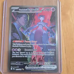 Pokemon Company Team Rocket's Mewtwo ex 231/182 SV10 SIR Full Art Holo - Image 1
