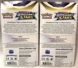 Pokemon Pokemon Brilliant Stars Blister Booster 2-Pack Lot Eevee & Flapple - Image 2