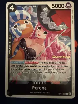 Perona OP10-092 Release Event Stamped Royal Blood One Piece NM - Image 1