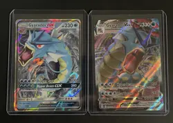 Gyarados GX & Gyarados VMAX Holo 2-Card Lot 16/68 029/203 Hidden Fates - Image 1