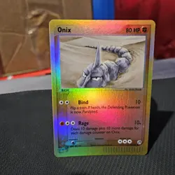 Onix Pokemon TCG Sandstorm Reverse Holo Common Card #71/100 - Image 1