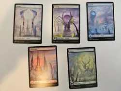 MTG Phyrexia All Will Be One - Panoramic Basic Land Set - Image 1