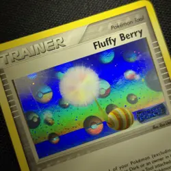 INVERTED ERROR Fluffy Berry 85/115 Unseen Forces Reverse Holo 2005 Pokemon Card - Image 2