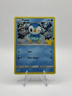 Pokemon TCG Card Piplup (32) Common Water Normal SM - Ultra Prism SM05 32/156 - Image 1