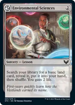 Environmental Sciences x4 - Strixhaven: School of Mages - NM-Mint, English - Str - Image 1
