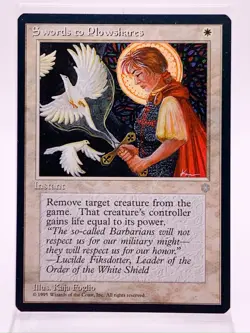 Swords to Plowshares - MTG - Magic The Gathering Ice Age 1995 - Image 1