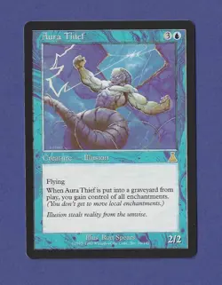 1999 Magic the Gathering - Aura Thief - Urza's Destiny MTG - Image 1