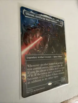 Ultron, Artificial Malevolence Borderless Marvel Super Heroes Regular Mtg Nmt! - Image 2