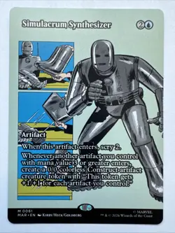 Simulacrum Synthesizer (Borderless) EN [MAR - 61] - NM TCG MTG - Image 1