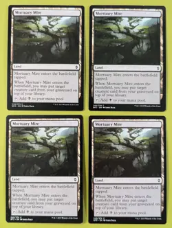 Mortuary Mire x4 Battle for Zendikar 4x Playset Magic the Gathering MTG - Image 1