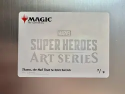 Thanos, The Mad Titan - MTG: Marvel Super Heroes - Art Series - 7/9 - Image 2