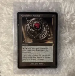 Wizards of the Coast MTG Quicksilver Amulet Rare Regular 45 Magic 2022 EN - Image 1