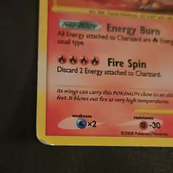 Pokemon TCG Charizard 103/100 Stormfront Secret Rare Holo English 120 HP - Image 3