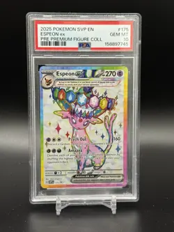Pokemon TCG SVP Espeon ex SVP175 Sv: Scarlet & Violet Promo Holo Eng PSA 10 - Image 1