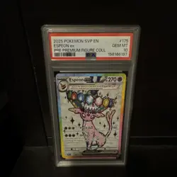 Pokemon TCG Espeon ex SVP175 #175 English Holo Promo PSA 10 Age 6+ SV - Image 1