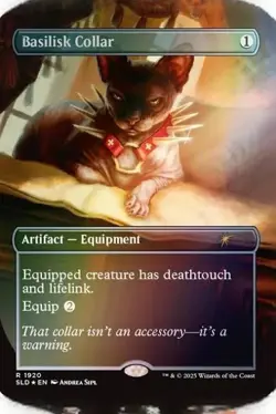 Basilisk Collar (1920) (Rainbow Foil) Near Mint MTG Secret Lair - Image 1