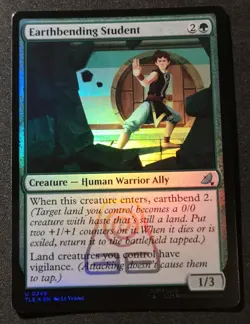 Earthbending Student - Foil - TLE - MTG - EN - NM - 0249 - Image 1