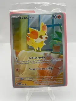 Pokemon TCG Fennekin Promo SEALED 080 Mega Evolution Chaos Rising ETB English - Image 1