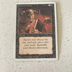 MTG Demonic Tutor Revised Magic the Gathering Card - Image 1