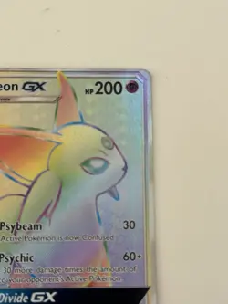 Pokemon TCG Sun & Moon Espeon GX Rainbow Secret Rare Card 152/149 152/149 - Image 2
