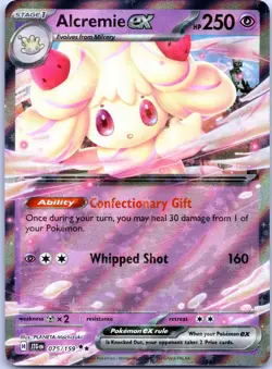 Alcremie ex 075/159 Double Rare Journey Together Holo NM - Image 1
