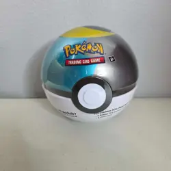 Pokemon Poke Ball Tin Moon Ball - 3 Pokemon TCG Booster Packs & 2 Sticker Sheets - Image 1