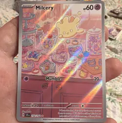 Milcery 152/142 Sv07: Stellar Crown Illustration Rare Holo Pokemon TCG - Image 1