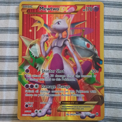 Pokemon TCG Mewtwo EX Breakthrough Secret Rare Full Art Holo 164/162 2015 EN - Image 1