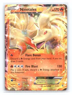Ninetales EX 13/83 Holo EX Rare Generations Pokemon Holo Moderately Played - Image 1