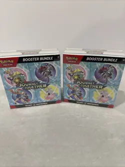 LOT OF 2 - Pokemon TCG: Journey Together Booster Bundles ***NEW FACTORY SEALED - Image 1