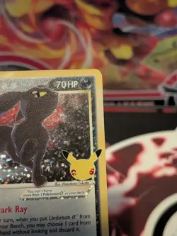 Pokemon TCG: Umbreon Gold Star 17/17 Celebrations 25th Anniversary NM/Mint! - Image 2