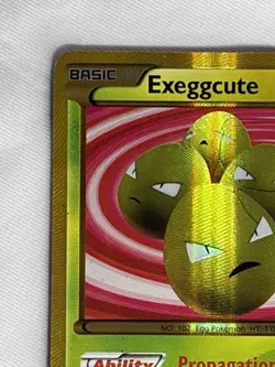 Pokemon Plasma Blast EXEGGCUTE Secret Rare 102/101 Nice! - Image 5