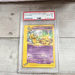 Pokemon TCG Kadabra Expedition #84/165 PSA 10 English (2002) - Image 1