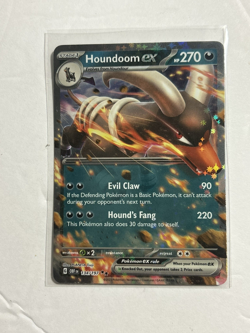 Pokemon TCG Houndoom ex 134/197 S&V: Obsidian Flames Double Rare Holo - Image 1