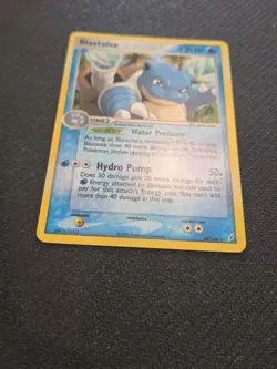 Blastoise Rare Holo 14/100 Pokemon Card LP Crystal Guardians Card Swirl - Image 2