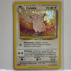 Pokemon TCG Clefable 014/034 Trading Card Game Classic Classic Collection Holo - Image 1