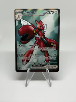 Scizor ex 195/162 SV05 Temporal Forces Ultra Rare Holo Pokemon NM - Image 1
